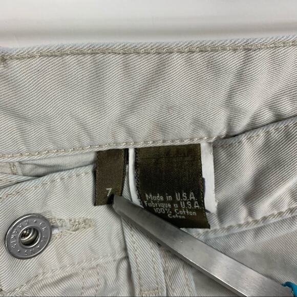 90s Calvin Klein Tan Jeans Sz 7 Vintage - Picture 5 of 5